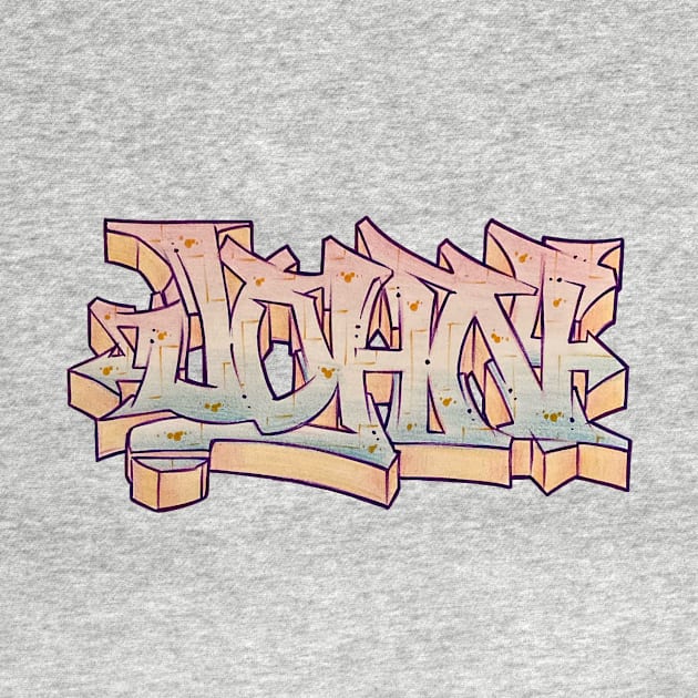 JOHN - GRAFFITI NAME by PHECK by PheckArt